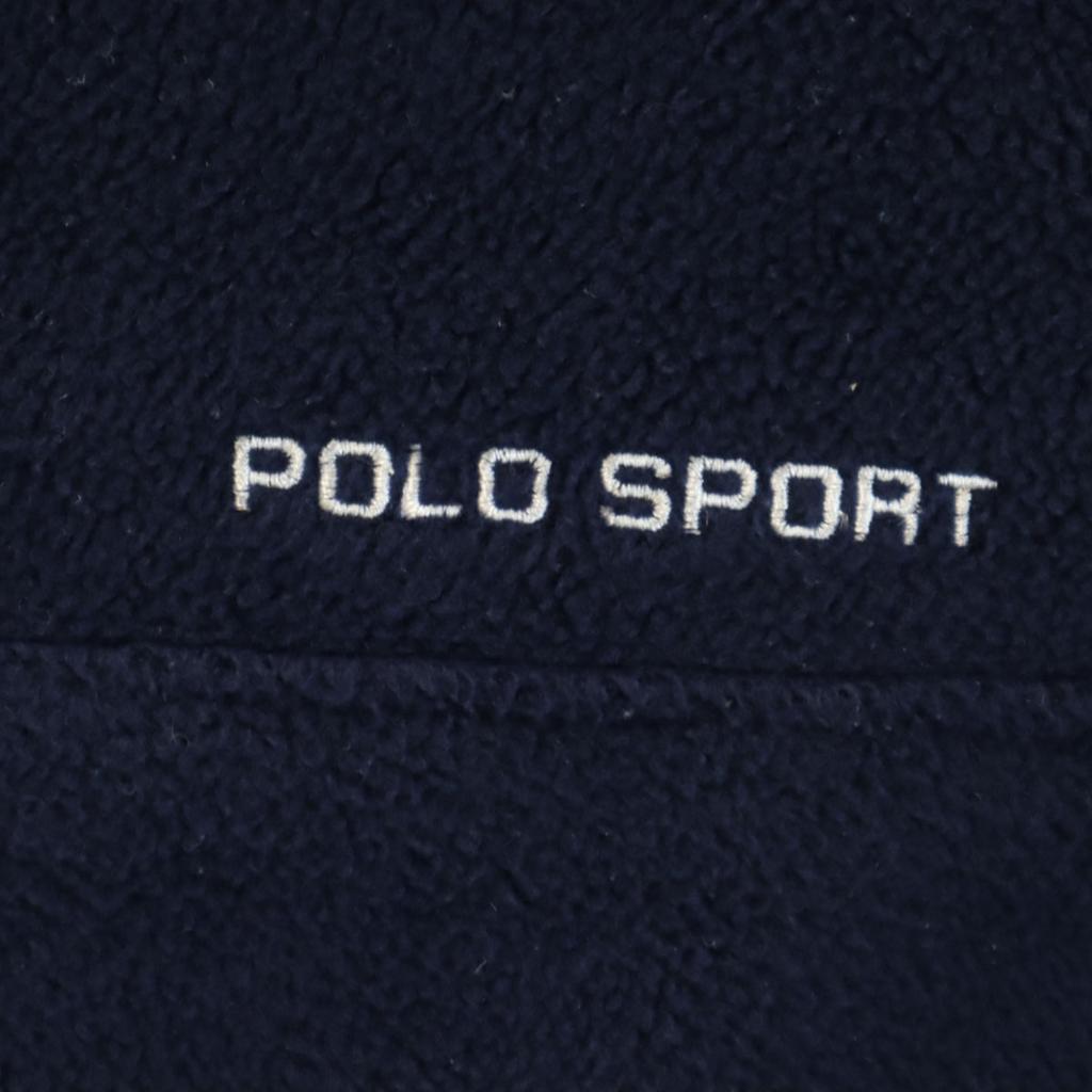 POLO SPORT RALPH LAUREN 90s 00s Old Fleece jacket M Navy Men's Used