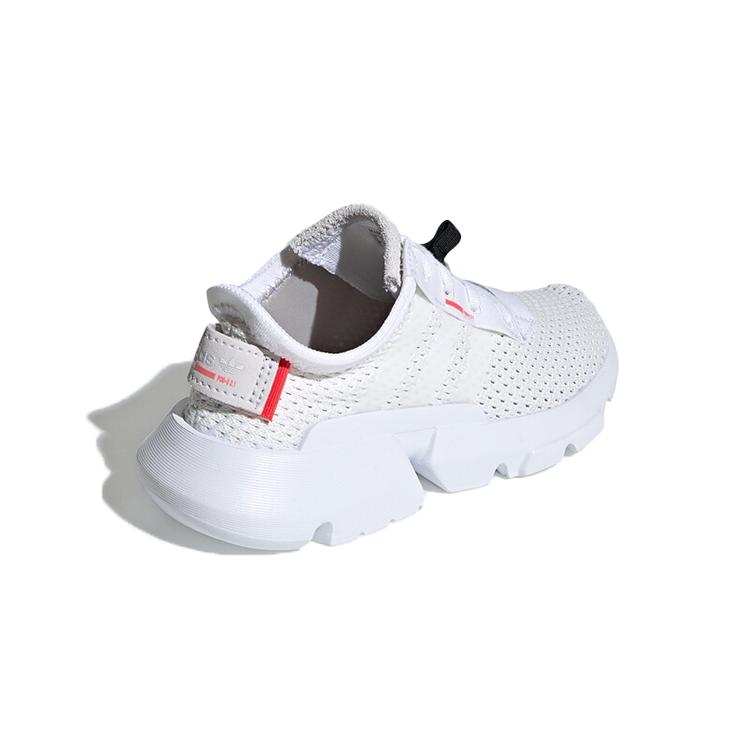 Adidas Originals Pod S3.1 Breathable And Slip Resistant Low top Kids' Running Shoes White Children Aged 3 7 Years Old CG7001