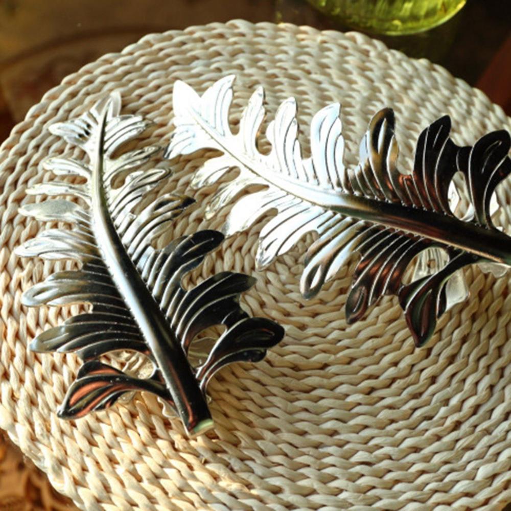 Home Decorative Leaf Shaped Hanger Curtain Tieback Wall Hooks Holdback Drape Holder