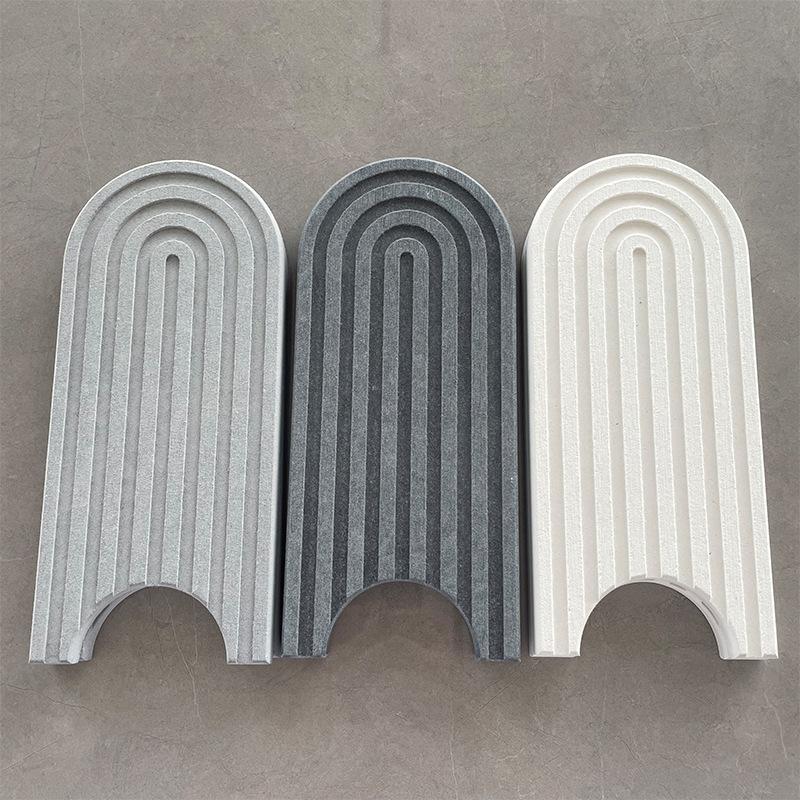 Faucet Mats for Kitchen Sink Water Absorbent Stone Sink Tray Fast Drying Sink Faucet Diatomite Mats for Bathroom Counter