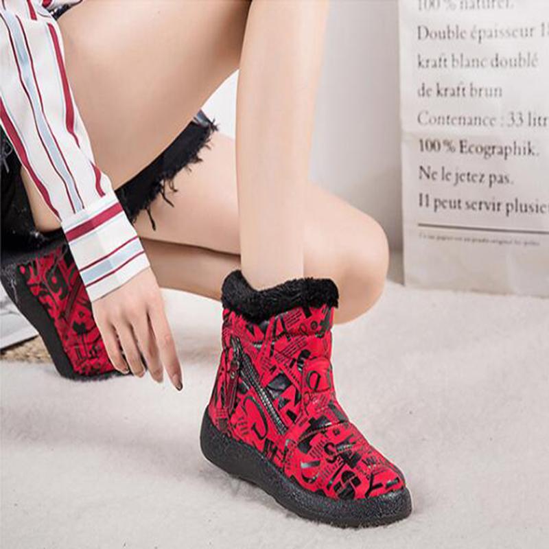 NeuWasserdichte Damen-Schneestiefel in Übergröße #KLYZ2022J-49