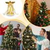 Christmas Tree Top Decor Festive Display 3D Christmas Tree Top Angel Figure For Kitchen Bedroom Living Room Apartment Dorm Hotel