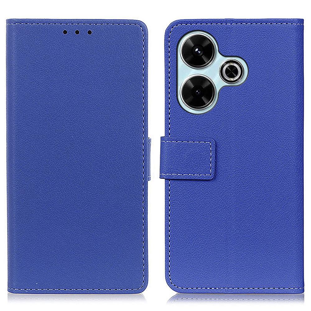 For Xiaomi Redmi 13 5G/13 4G Case PU Leather Wallet Anti-Drop Phone Cover with Magnetic Clasp