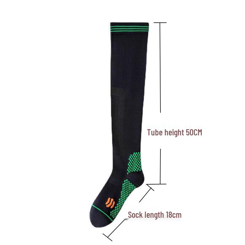 Women's Over-The-Knee Compression Socks for Running, Cycling, Marathon, Fitness, and Yoga - Slimming Leg Support.