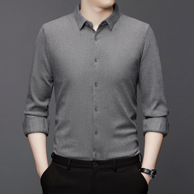 Новая зимняя мужская рубашка — фото 4