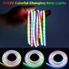5M/3M WS2811 RGB IC COB adressierbare LED-Streifenlichter, DC12V, 576LEDs/m, Traumfarbe, flexible TV-Hintergrundbeleuchtung, Zimmer- und Partydekoration