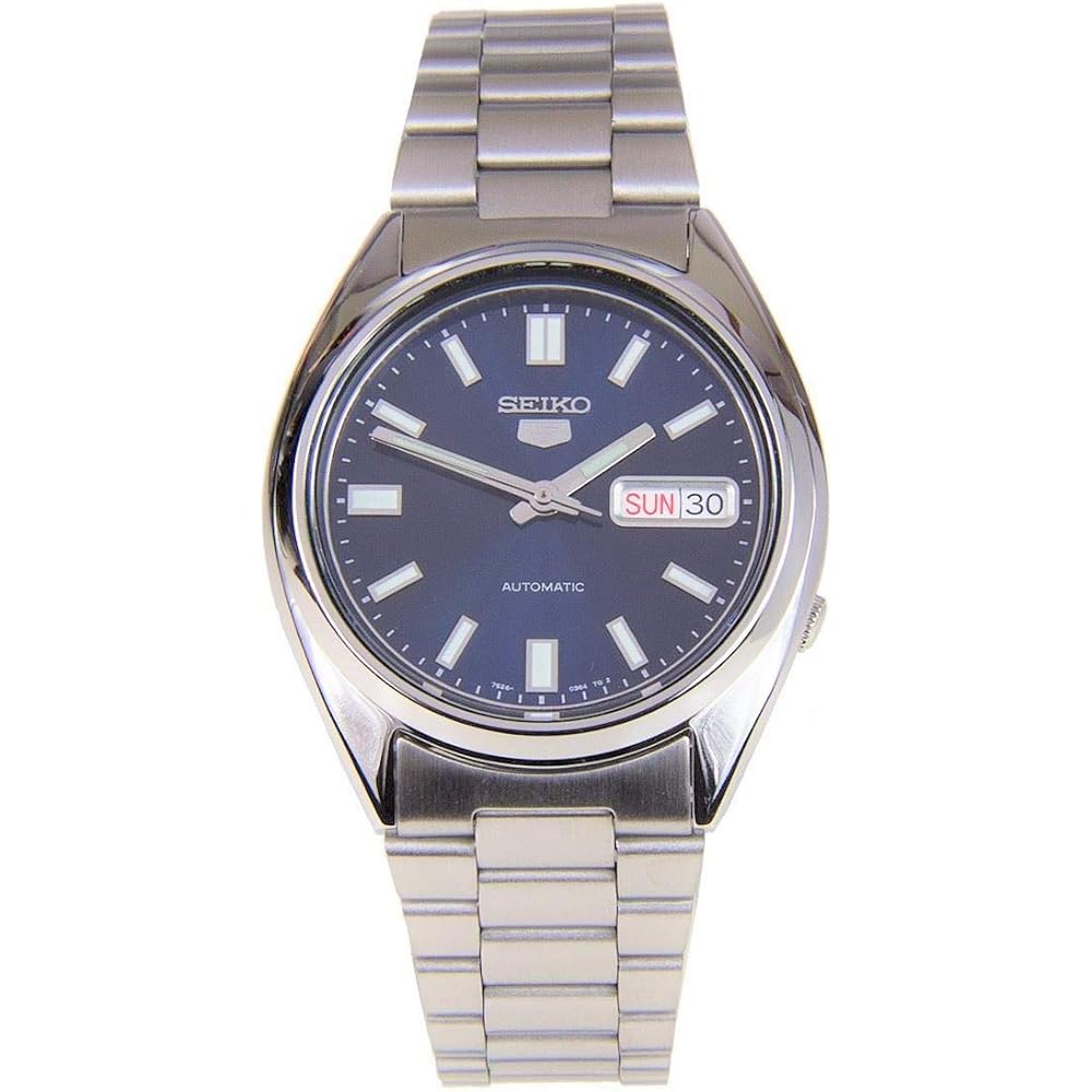 Seiko SEIKO5 Автоматические Механические Часы Синий Циферблат Мужские Наручные Часы SNXS77K1