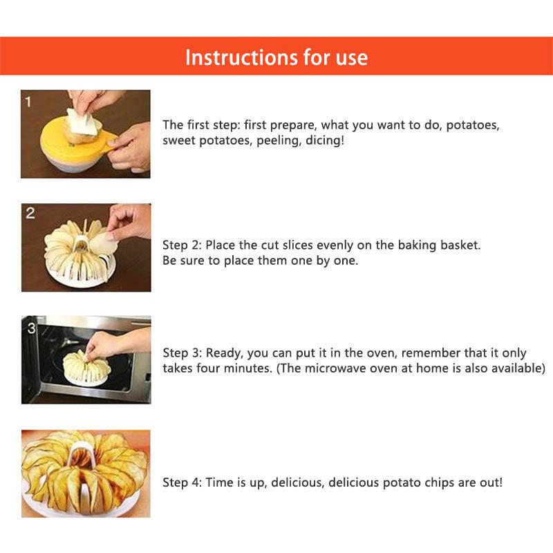 Diy Baking Microwave Baked Potato Chip Maker
