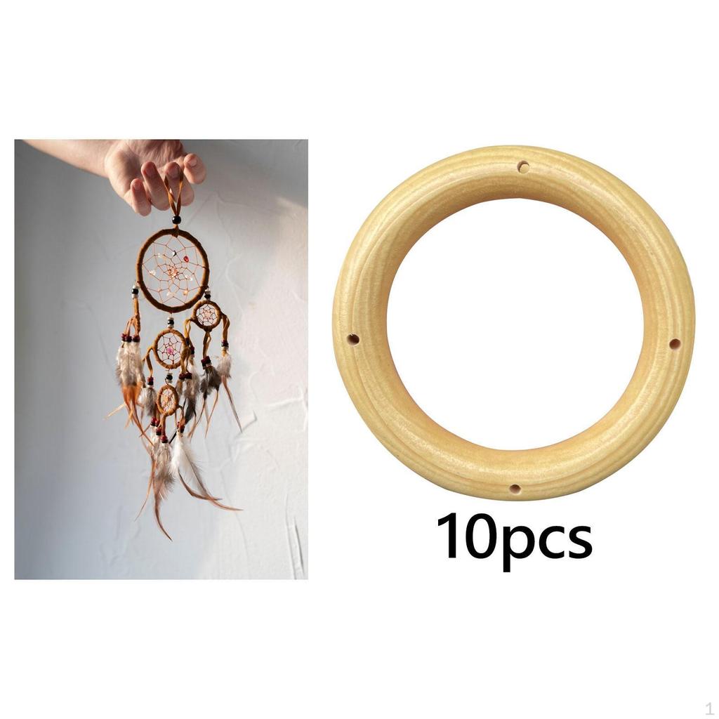 20 Pieces Wind Chime Circles Top DIY Chimes Home Frame