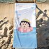 Cartoon Chibi Maruko-chan Handtuch Für Schwimmen Yoga Fitnessstudio Schnelltrocknend Weich und hautfreundlich Strandhandtücher Ganzjahres