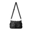 Vintage Punk Shoulder Bags Pu Leather Shoulder Crossbody Bags Large Capacity Luxury Tote Bags Travel Commuter Bag