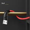 Usams Kabel Pleciony U41 Usb-C 3M2A Czerwony/Red Sj398Usb02 (Us-Sj398) Fast Charge