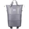 Universal Expandable Double-Layer Travel Bag: Carry-on, Shoulder, Handheld Sports & Yoga Bag with Wheels