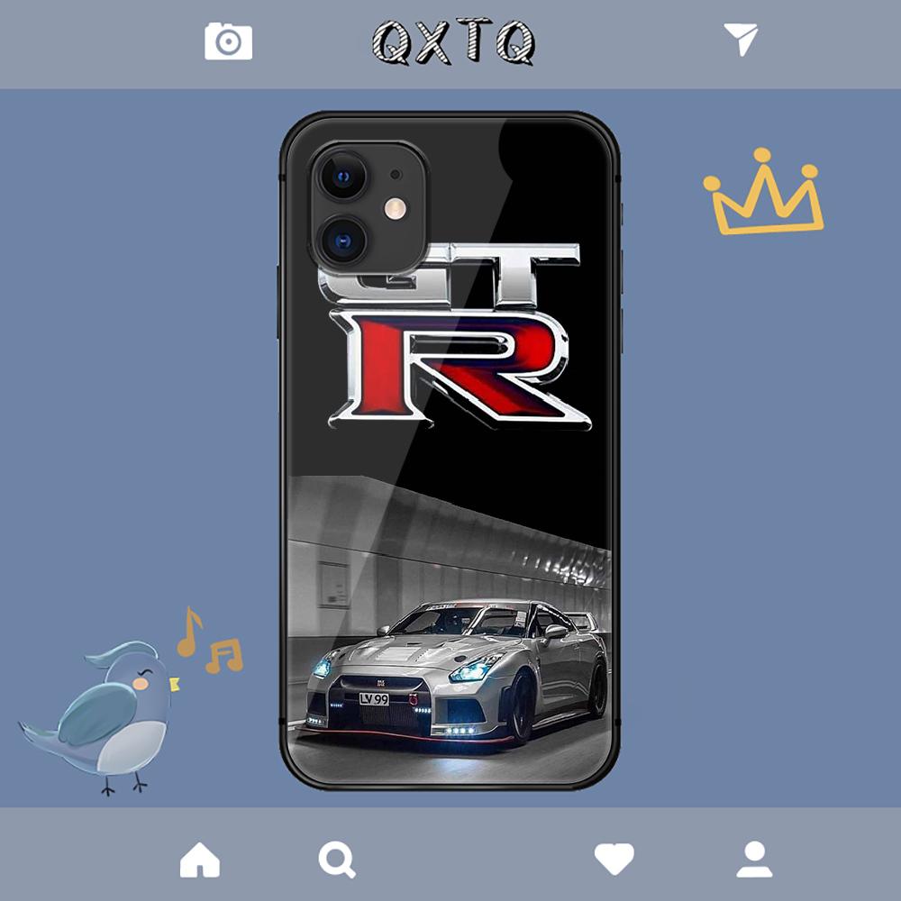 GTR Japan Fshion Sports Car Case For iPhone Samsung Galaxy Redmi Note S 17 16 15 14 13 20 24 25 54 Pro Max Ultra Fe Tempered Glass Cover