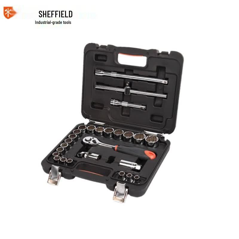 Steel Shield S010026 26-Piece 1/2-Inch Drive Metric Socket Wrench Set 1/2 inch drive