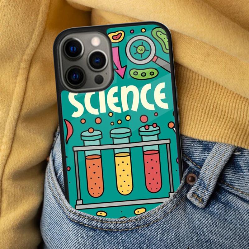 Fashion Biology Chemistry Soft Phone Case for iPhone 17 Air 16e Pro max 15 Pro 13 14 Plus 11 12 MagSafe Magnetic Coque