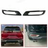 Carbon Fiber Rear Fog Light Bumper Lamp Cover Trim For Honda CRV CR-V -