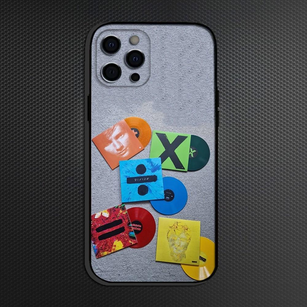 Singer E-Ed Sheeran Phone Case For iPhone 16,15,14,13,12,11 Plus,Pro Max,XS,X,XR,SE,Mini,8,7,Soft Silicone Black Cover