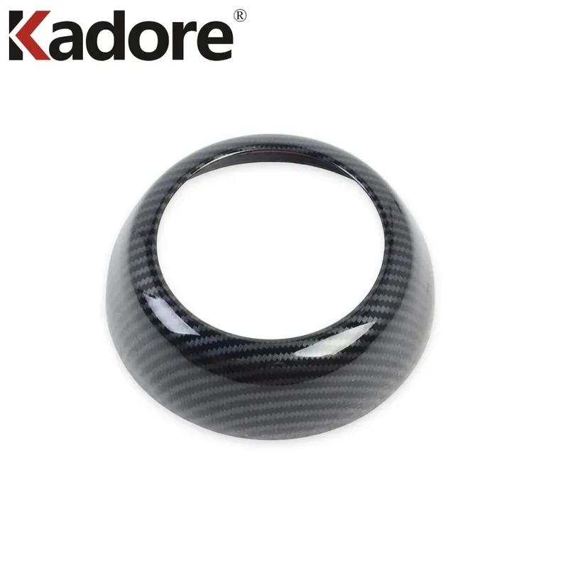 Car Steering Wheel Decoration Cover Trim For Mazda CX30 CX-30 Carbon Fiber Interior Mouldings Accessories