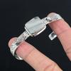 Radiant Fume Agate Gemstone Sterling Silver Wife Anniversary Boho Bangle Jewelry