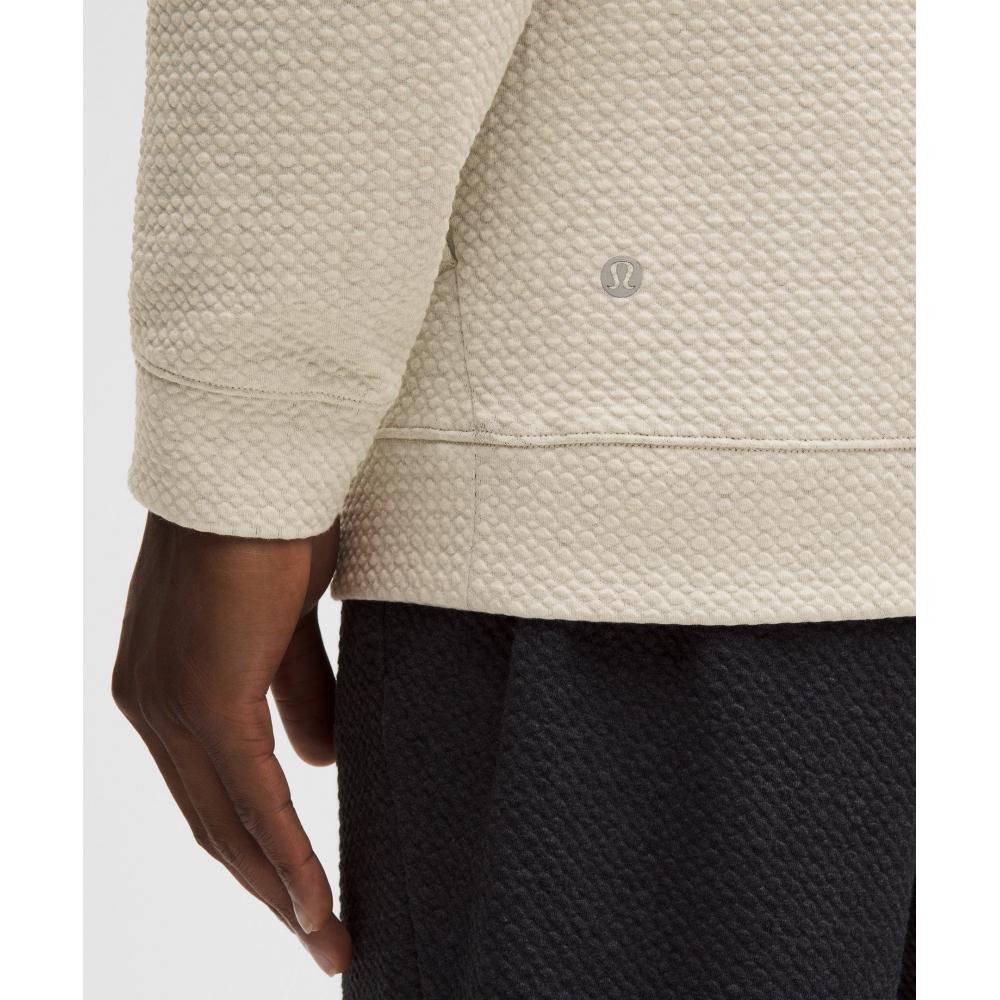 Lululemon Ease The Day Hoodie heaThered Bone Black