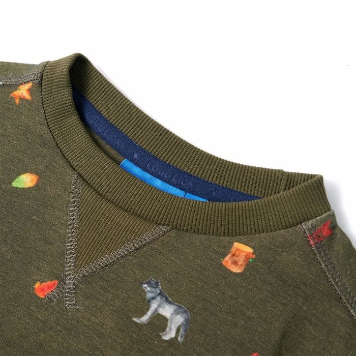 Sweatshirt pour enfants kaki 92/104/116/128/140