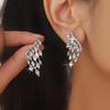 Korean Style Angel Wing Stud Earrings: Elegant and Versatile Design for Women