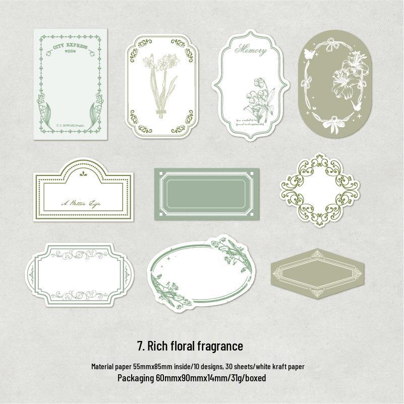 Twilight Relief Memo Pad: Mountain and Field Collection - 30 Artistic DIY Sheets, 8 Retro Designs