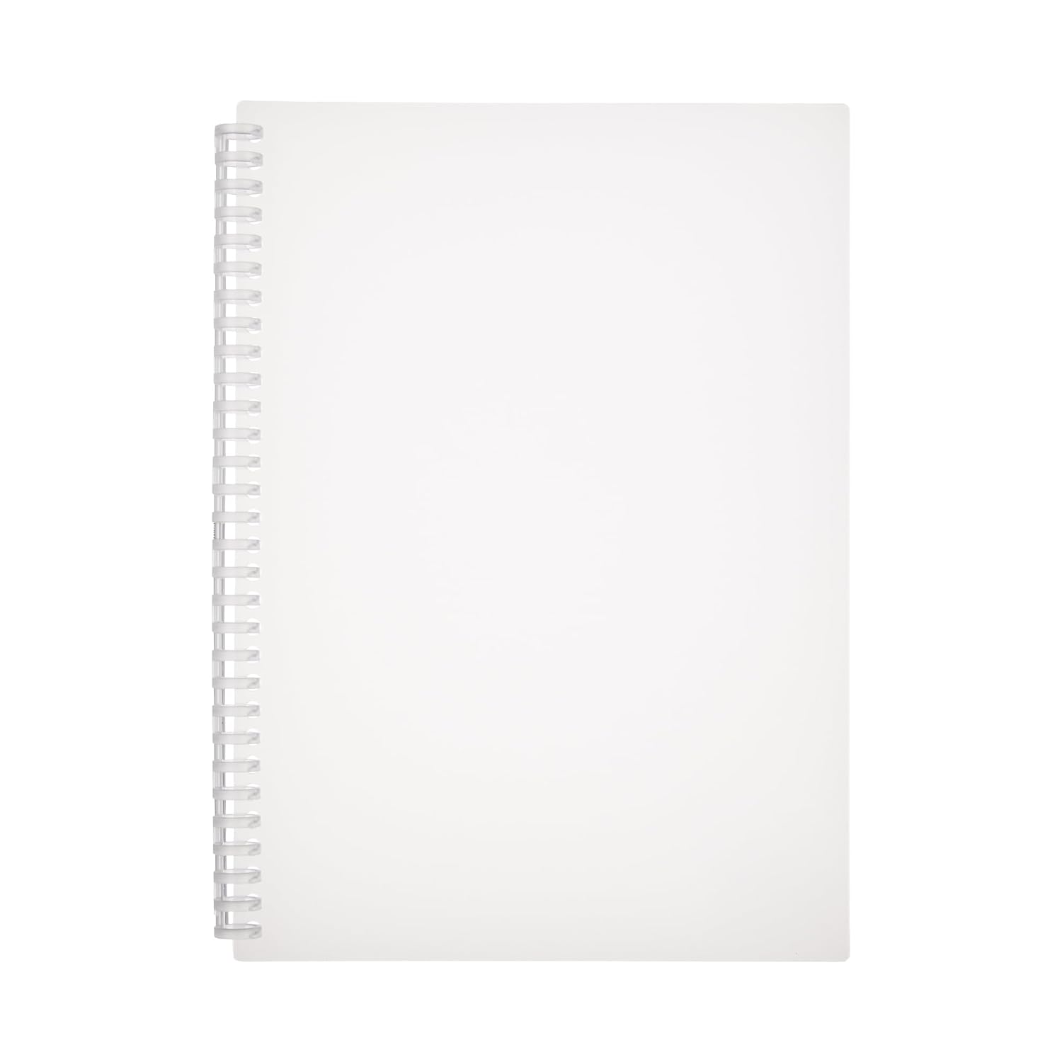 Muji Refill Notebook Main Body Polypropylene Cover Translucent A4 30 Holes NAB26A0S