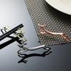 1pc Chopstick Holder Alloy Sausage Dog Wild Deer Chopstick Pillow Stainless Steel Chopsticks Rack Spoon Stand Knife Fork Craft