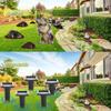 Solar Powered Rodent Repellent Buzzing Vibration Plug and Play Ultrasonic Rodent Repellent Outdoor Snake Repellent