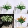 High Realistic 7 Branch Lily Of The Valley Fake Flowers For Stylish Home And Event Decor