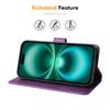 For iPhone 17 Pro Wallet Case with Strap RFID Blocking Leather Stand Phone Cover