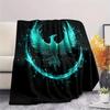 Sparkling Phoenix  Print Flannel Blanket, High quality Comfortable for All Seasons, Home Decor, Warmth and Comfort