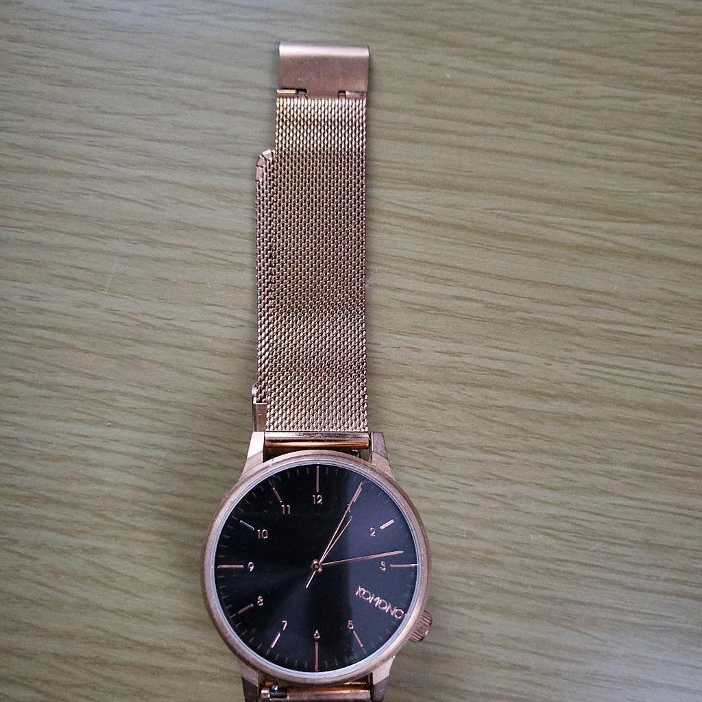 Used KOMONO watch pink gold