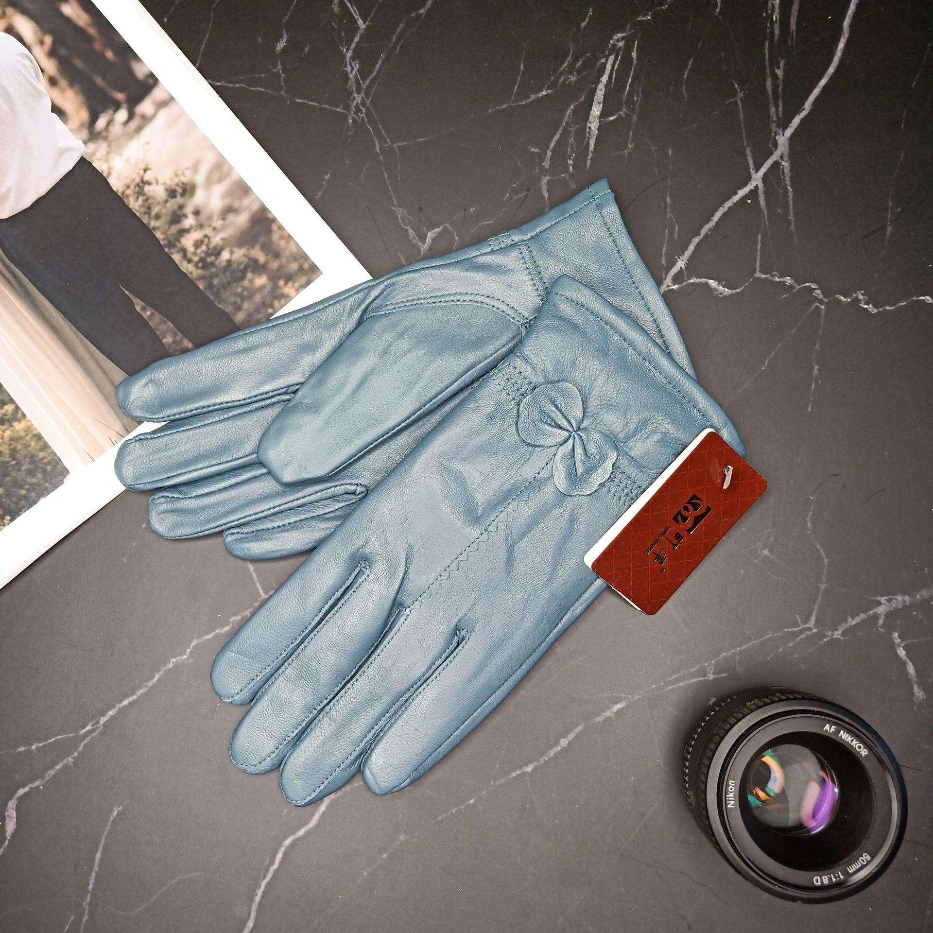 

Женские зимние перчатки из натуральной овчины — теплые и стильные для холодной погоды One Size