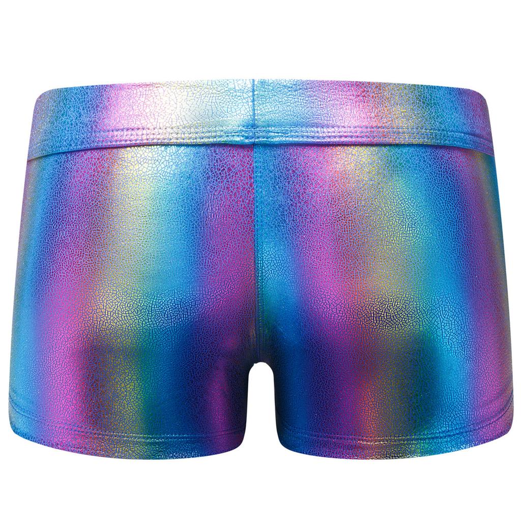 Boxer JOCKMAL Lederähnliches Material mit glänzender reflektierender Oberfläche Mode Sexy Herren Boxershorts Club Party Herrenshorts Unterhosen