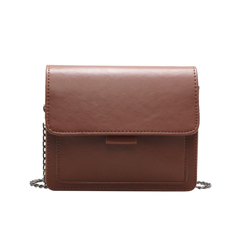 Small Bag Women's Spring New Trendy Versatile Wide Shoulder Strap Small Square Bag Retro Single Shoulder Crossbody