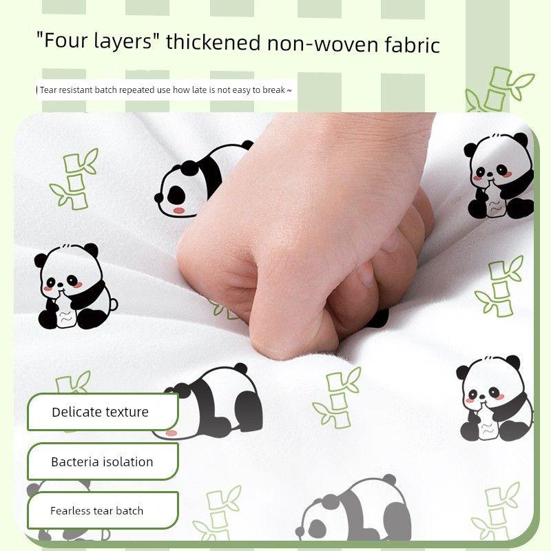 

Travel Disposal Bed Sheet Duvet Cover Pillowcase Quilt Cover Four-Piece Travel Hotel Double Single Suit Portable other Pure White Single Suit