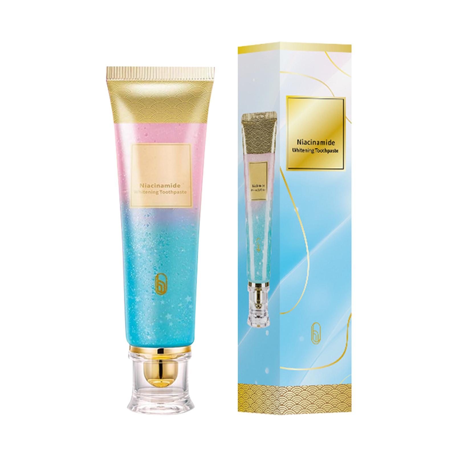 

Отбеливающая зубная паста Ниацинамид Ослепительно отбеливающая зубная паста, Зубная паста с ниацинамидом Зубная паста для свежего дыхания, Ослепительная зубная паста 100 г