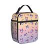 Cute Kuromi Insulated Lunch Bag Cooler Bag Reusable,Lunch Container Cartoon Leakproof Lunch Box Tote for Men Women School Picnic