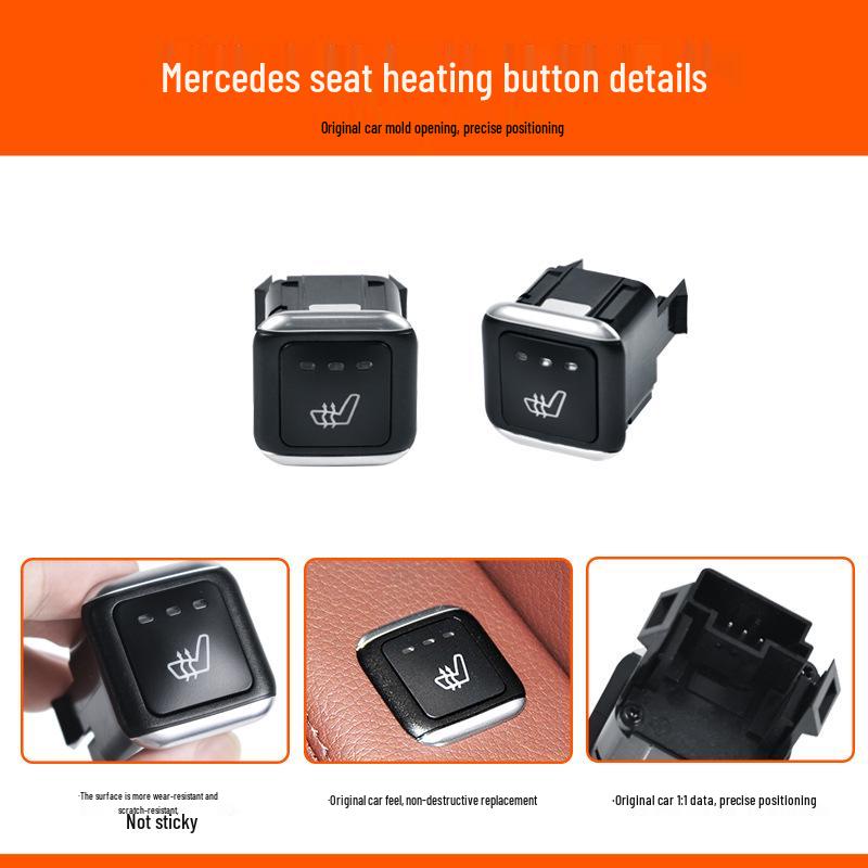Mercedes-Benz G-Class, E-Class, CLS Rear Seat Heating Button & Switch Accessories