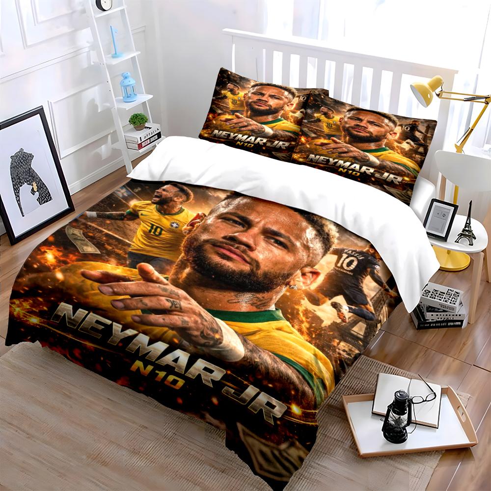 Soccer Star Bedding Set Bedding Duvet Cover Set Duvet Cover Pillowcases Home Decor (1 * Duvet Cover 2 * Pillowcases, without duvet insert)