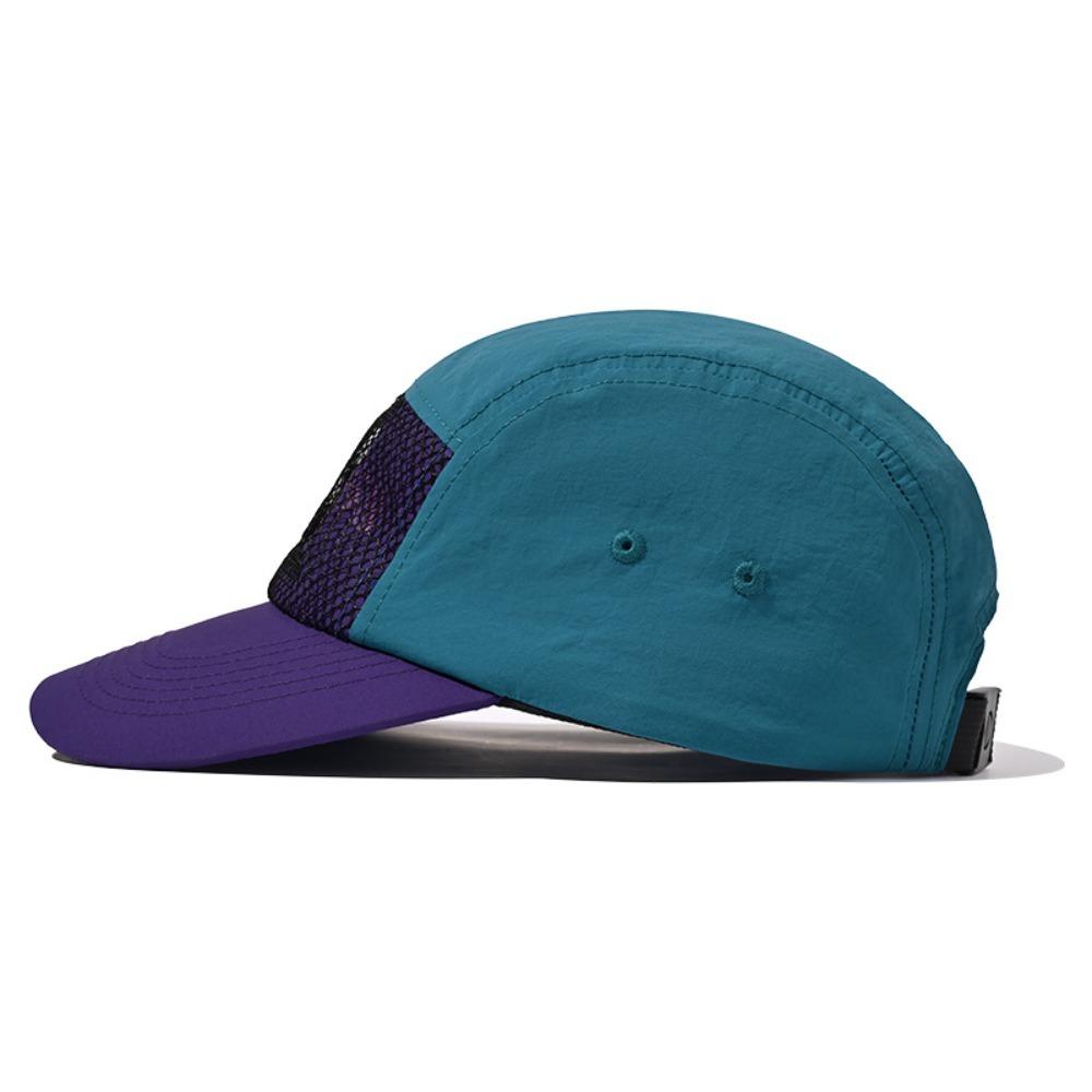 Unisex Color - blocked Five - panel Caps by Trendy Brand Quick - drying Waterproof Utility Japanese - style Brimmed Hats