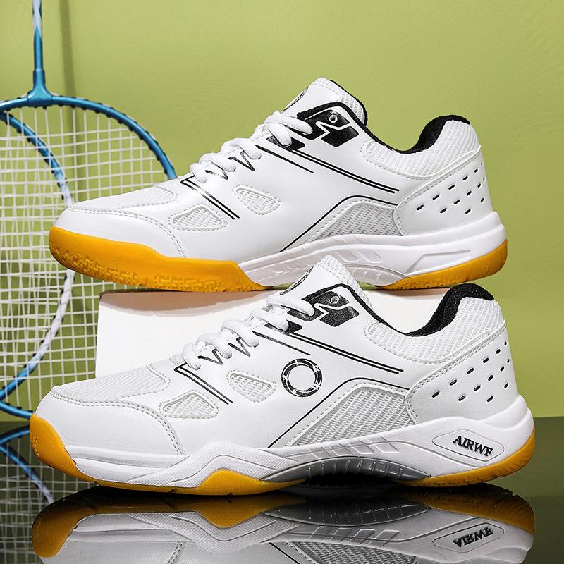 Badminton Shoes Breathable Table Tennis Training Shoes Large Size Sports Shoes Men's Lightweight and Comfortable Tennis Shoes Students