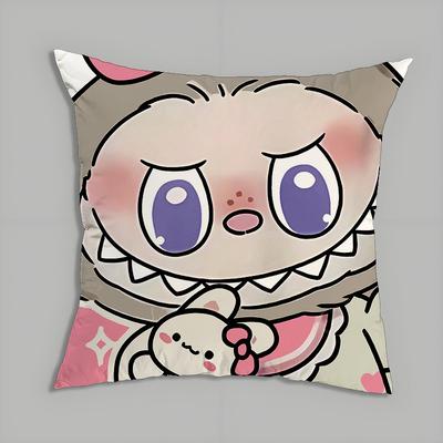 Série Periférica Almofada Labubu Boneca de Desenho Animado Boneca Almofada Almofada Presente Almofada de Encosto