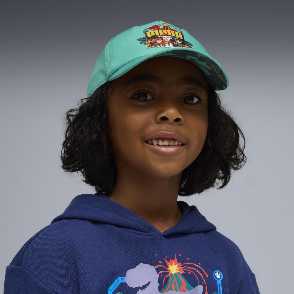 Puma Kids Paw Patrol Bb Cap Jr Sand Vbrt Grn 026869