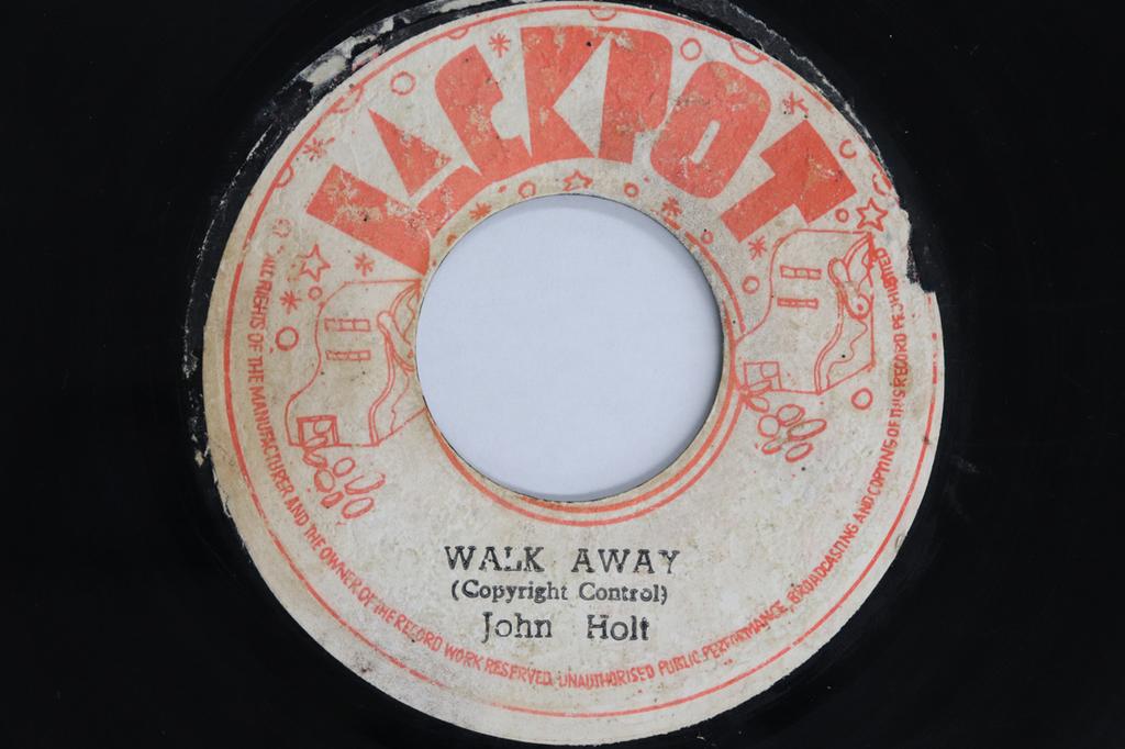 7inch Record JOHN HOLT - Walk Away none Jackpot Jamaica Reggae, Ska & Dub Used