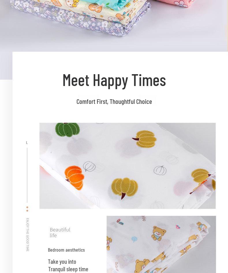 Baumwoll-Seiden-Steppbettbezug mit innerer Wattefüllung