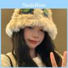 Foldable Wool Hat With Faux Rabbit Fur And Natural Material For Womens Winter Accessory